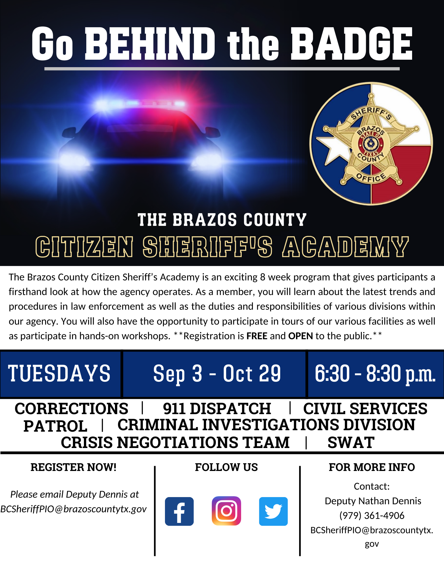 citizen sheriff's academy signup